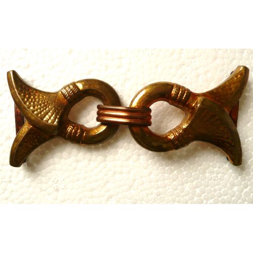Fermoir Ancien ,Métal Jaune Pour Ceinture.