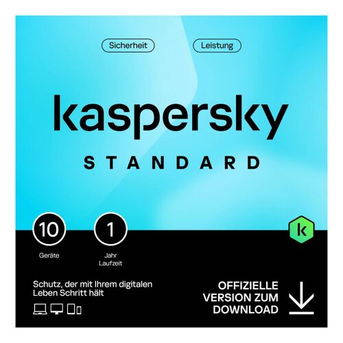 Kaspersky Standard [10 Geräte - 1 Jahr]