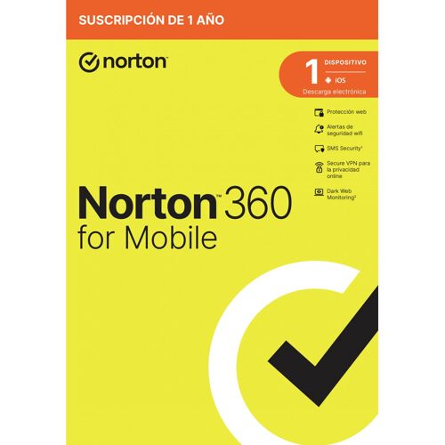 Nortonlifelock 360 Mobile Sécurité Antivirus Base Portugais 1 Licence
