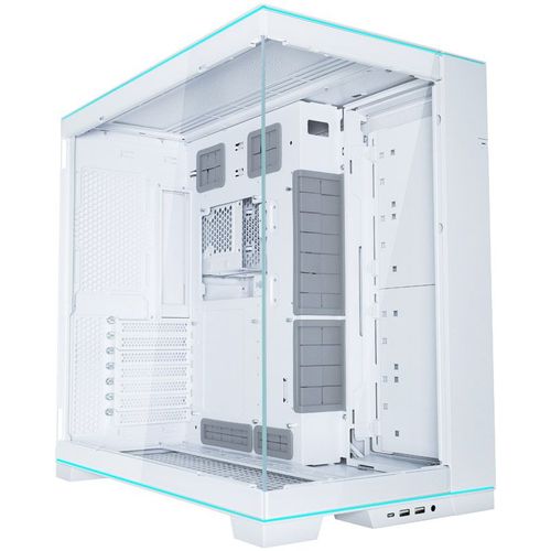 Boitier PC Moyen Tour E-ATX Lian-Li O11 Dynamic Evo RGB avec panneaux vitrés - Blanc