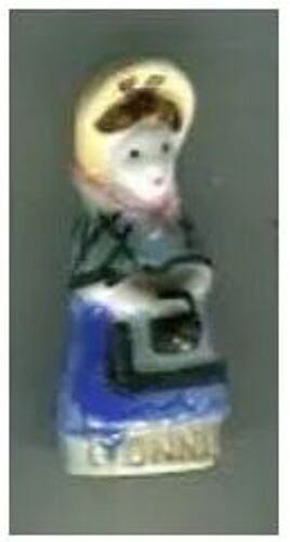 Fève - Crèche : Personnage - Socle Gris