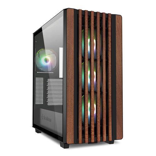 Sharkoon Rebel C70g RGB ATX Black Rebel C70G RGB - Boîtier moyen tour - Noir - RGB - Verre Trempé