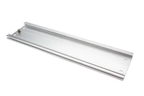 vhbw Rail profilé compatible avec Siemens Simatic S7-300 systèmes automatisés - aluminium, 480 x 123 x 15 mm, argenté