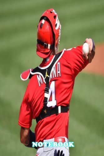 Notebook : Yadier Molina Lined Notebook, 100 Blank Pages, Thankgiving Notebook Journal, 6x9 Inches, Matte Finish Cover #581