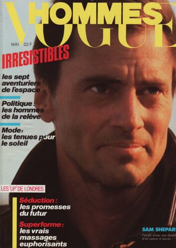 Vogue Hommes / 05-1984 N°69 : Sam Shepard (2p) - La Nasa (14p)