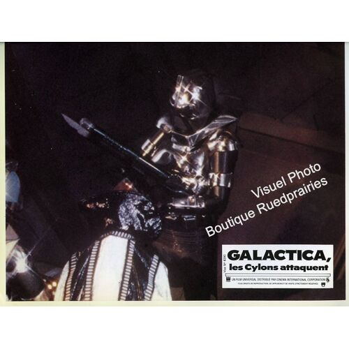 Galactica, Les Cylons Attaquent - Mission Galactica, The Cylons Attack: Jeu De 12 Photos D'exploitation Cinématographique -Format 23,5x28,5 Cm- De Vince Edwards & Christian I. Nyby 2 - 1983