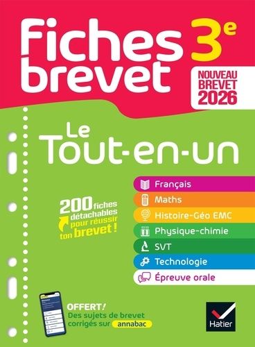Le Tout-En-Un Brevet 3e