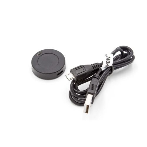 Vhbw Station De Charge Usb Compatible Avec Huawei Hauwei Watch Classic, Watch Montre Connectée - Chargeur Support Avec Câble, 100 Cm, Noir