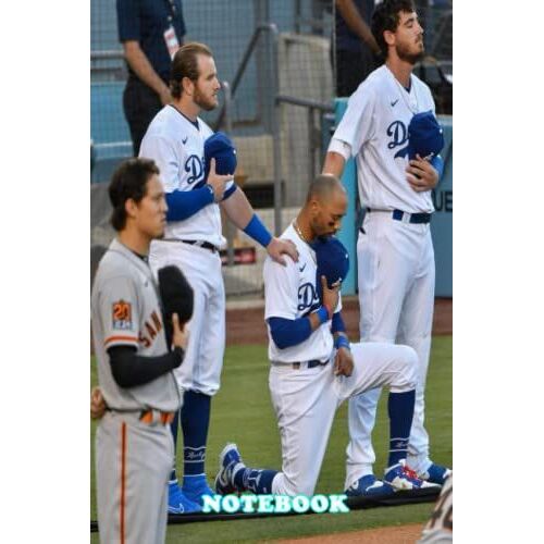 Notebook : Mookie Betts Lined College Ruled Paper,6x9 100 Pages, Thankgiving Notebook Journal, Matte Finish Cover #392