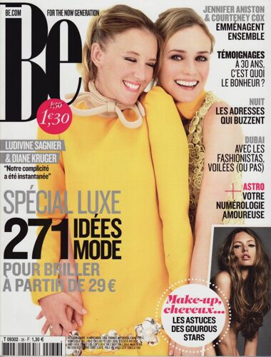 Be / 19-11-2010 N°36 : Diane Kruger / Ludivine Sagnier (6p) - Katy Perry (2p) - Sara Forestier (2p)