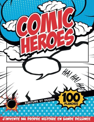 Création Fille 6 Ans: Livre D'activités Manuelles Comics Avec Des Planches Vierges Créatives Pour Aider Les Enfants À Dessiner Des Bandes Dessinées Comme De Grands Artistes | Idée Cadeau Garçon 6 Ans