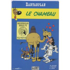 Plaque Métallique Lucky Luke "Le Chameau"