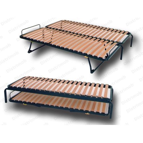 Lit Gigogne 80x190 Complet Inférieur+Supérieur 2 Lits En 1 Pour Un Gain De Place