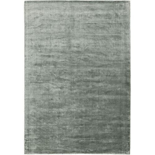 Tapis Poil Ras En Viscose Nela Vert Clair 160x230 Cm - Tapis Poil Court Design Moderne Pour Salon