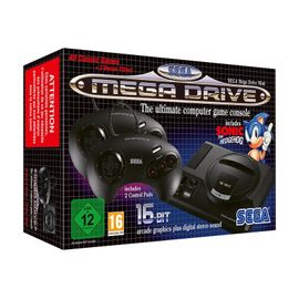 Sega Mega Drive Mini - 40 jeux intégrés - Jeu TV Plug-and-Play