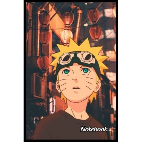 Notebook - Top Manga For Lock Screen Wallpaper Journal 60: College Ruled Journal_6in X 9in X 114 Pages Blank Journal With Black Cover Perfect Size