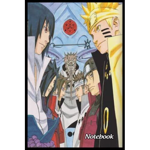 Notebook - Top Manga For Lock Screen Wallpaper Journal 16: College Ruled Journal_6in X 9in X 114 Pages Blank Journal With Black Cover Perfect Size