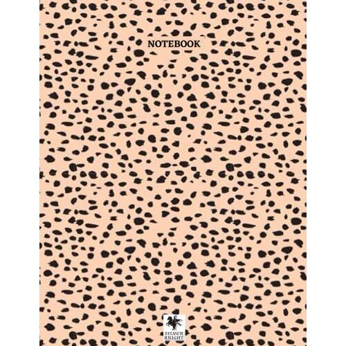 Notebook: Leopard Print Composition Notebook - Red Leopard College Ruled Notebook - 8.5 X 11 Large 110 Ruled Lined Pages: Great For Work, School And Daily Use Notebook!