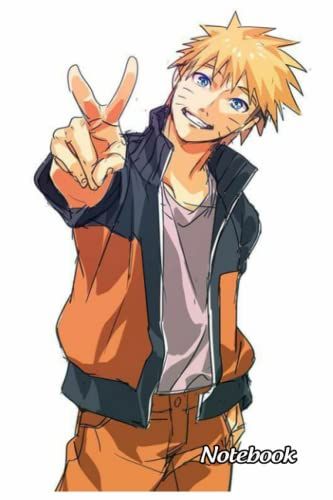 Notebook - Top Manga For Lock Screen Wallpaper Journal 84: College Ruled Journal_6in X 9in X 114 Pages Blank Journal With Black Cover Perfect Size