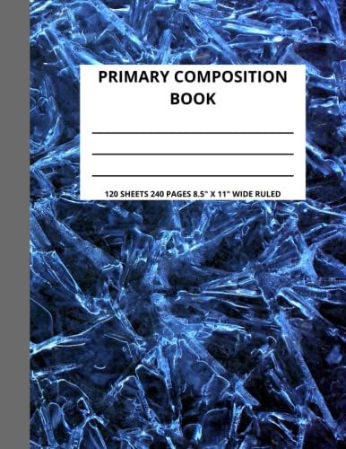 Primary Composition Book: Wide Ruled Primary Composition Book