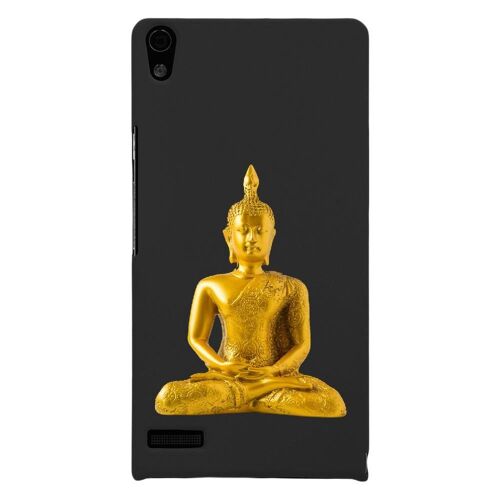 Coque rigide pour Huawei Ascend P6 avec impression Motifs bouddha or