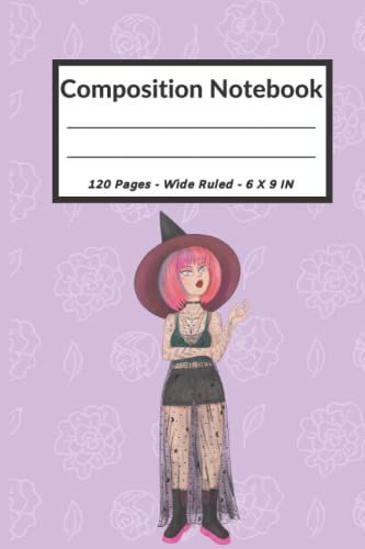 Composition Notebook: 120 Pages Wide Ruled Paper Notebook For School, Kids, Students, Girls, Teens