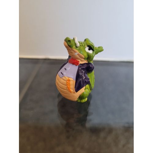 Figurine Kinder Les Crazy Crocos À L'école : Crocoboss - 1992 4cm