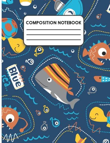 Composition Notebook: Modern College Ruled Paper
