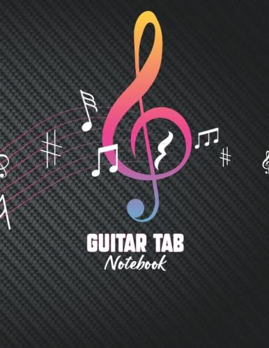 Guitar Tab Notebook: Blank Guitar Tab Book Tablature Writing Paper With Chord Fingering Charts, 121 Blank Pages With Tablature Graph And Note Guitar Tab Journal