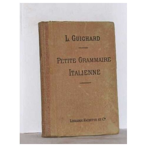 Petite Grammaire Italienne