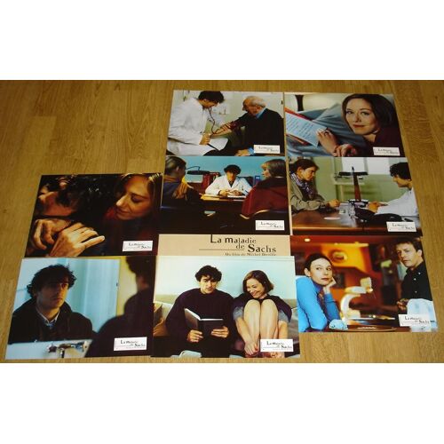 La Maladie De Sachs - Jeu De 8 Photos D'exploitation Cinématographique Originale - Format 21x27 Cm - De Michel Deville Avec Albert Dupontel, Valérie Dréville, Cécile Arnaud - Année 1999