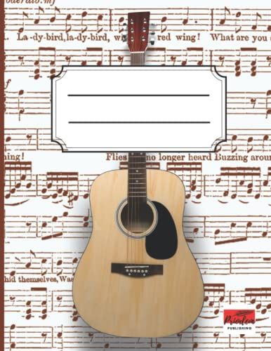 Guitar Tab Notebook - Für Musiker, Songwriter Und Musikstudenten: Gitarren Tab Heft Mit Gitarren Tabulaturpapier Und Akkordkästen