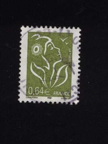 Timbre Oblitéré Used Stamp Marianne De Lamouche 0,64 Euro Vert France 2005 Y&t 3756