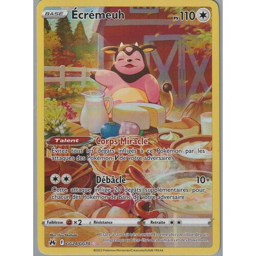 Carte Pokemon - Ecremeuh - Gg24/Gg70 - Secrète-Rare - Eb12,5 Zénith Supreme -