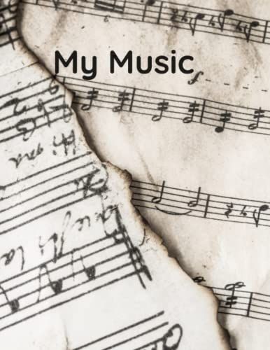 Blank Sheet Music Book - A4, 12 Staves Per Page: Hand Written Sheet Music With Black Title