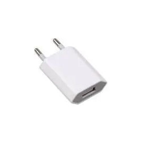Prise Chargeur Adaptateur Secteur Usb Blanc Pour Iphone 3, 4 , 5, Ipad, Ipod