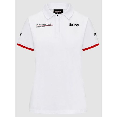Polo De L'équipe Porsche Motorsport Pour Femmes - Blanc