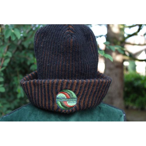 Bonnet Snowboard Marron/Noir,Extensible.