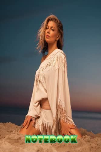 Notebook : Fergie Rapper Composition Lined Notebook Large 6 X 9" 100 Pages Thankgiving Notebook , Home Or Work #125