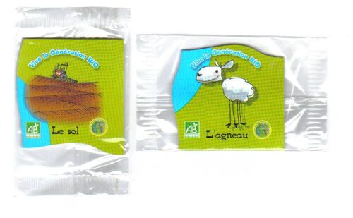 Sticker Repositionnable Génération Bio - Viande Bio - Le Sol Et L'agneau