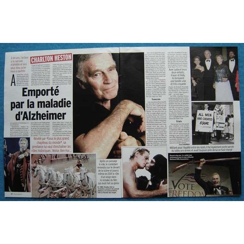 France Dimanche N°3215, Coupure De Presse: Charlton Heston