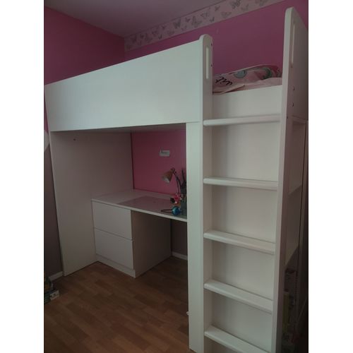 Lit Mezzanine Enfants Ikea Couleur Blanche