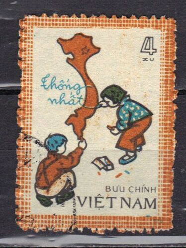 Vietnam 1978 : Carte Du Vietnam Unifié - Timbre Oblitéré