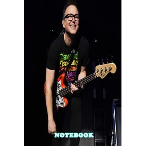 Notebook : Mark Hoppus Blink-182 Rock Band Newyear Weekly Planner Notebook For Writing. Thankgiving Notebook #415
