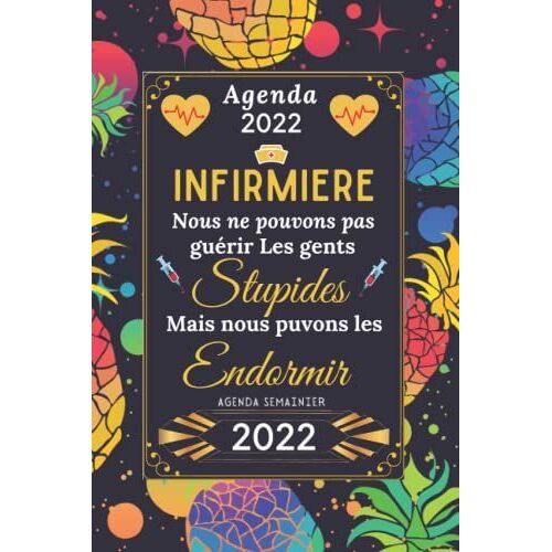 Nous Ne Pouvons Pas Guérir Les Gents Stupides -Agenda Semainier -: Cadeaux Infirmière Idée Original | Planificateur Organisateur Janvier - Décembre | 2 Pages = 1 Semaine | Infirmiere Accessoires.