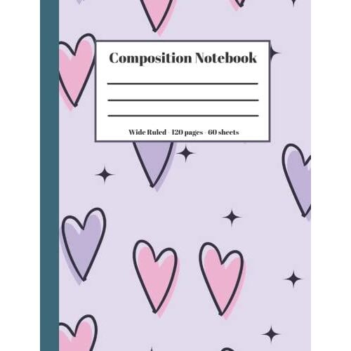 Composition Notebook: 120 Wide Ruled Pages College Notebook