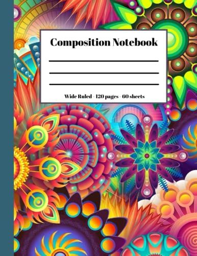 Composition Notebook: 120 Wide Ruled Pages College Notebook