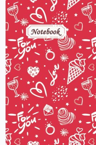 Notebook: Valentines Day Print Composition Notebook - College Ruled Love Xoxo Lined 120 Pages - Large 6 X 9 (Journal, Notebook, Diary, Composition Book)