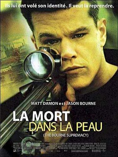 La Mort Dans La Peau (The Bourne Supremacy) - Véritable Affiche De Cinéma Pliée - Format 40x60 Cm - De Paul Greengrass Avec Matt Damon, Franka Potente, Brian Cox, Julia Stiles, Joan Allen - 2004