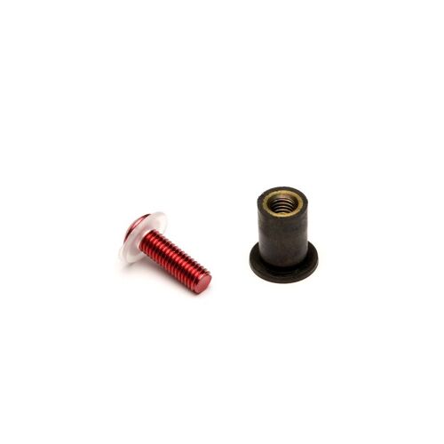 Kit Visserie De Parebrise Rouge X8 Pieces - O4mm Longueur 15mm